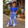 Ensemble crop top et pantalon palazzo