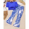 Ensemble crop top et pantalon palazzo