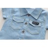 Ensemble chemise et short en jean