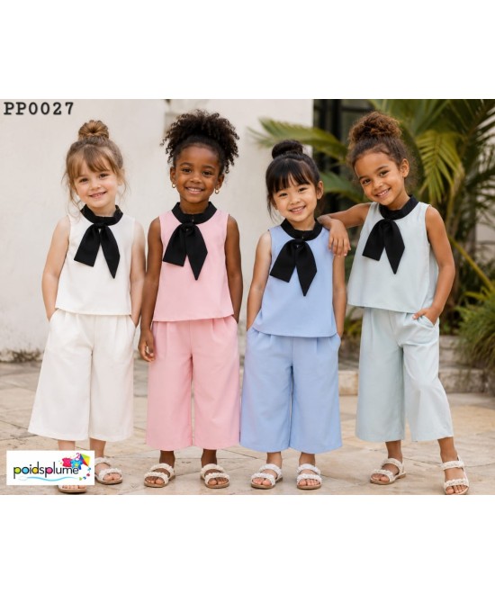 Ensemble haut et pantalon large